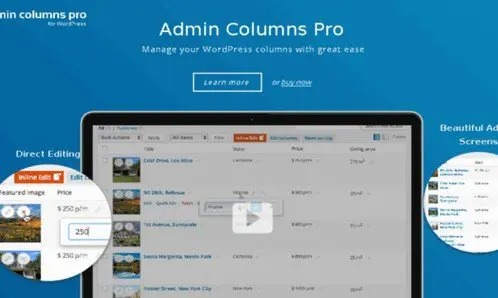 ADMIN COLUMNS PRO ACF ADDON